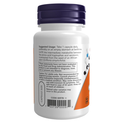 5-гідрокситриптофан, 5-HTP 50mg - 30 vcaps