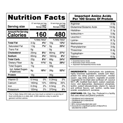 MacroPro - 2270g Vanilla Bean