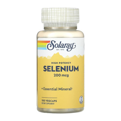 Селен, Selenium 200mcg - 100 caps