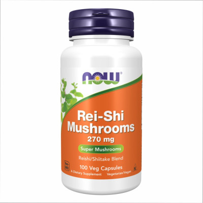 Гриби Рейші, Rei-Shi Mushrooms 270 mg - 100 vcaps