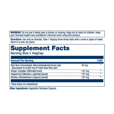 Екстракт алое вера, Super Aloe Vera Gel 8000mg - 100 vcaps