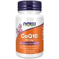 Коензим Q10, CoQ10 50mg - 50 Softgels