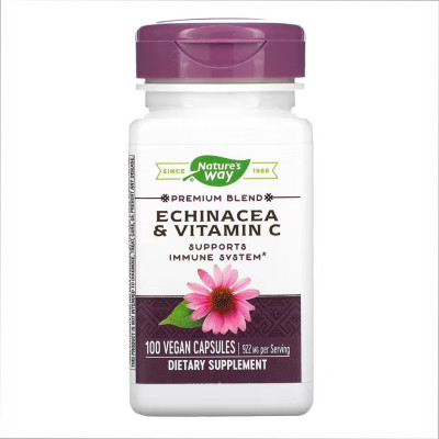 Ехінацея та Вітамін С, Echinacea & Vitamin C - 100 vcaps