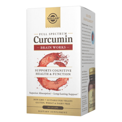 Куркумін, Full Spectrum Curcumin Brain Works - 90 Licaps Куркумін, Full Spectrum Curcumin Brain Works - 90 Licaps