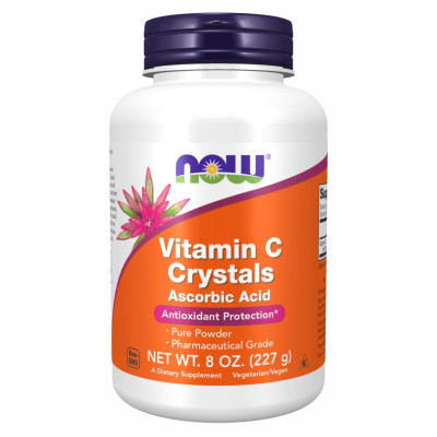 Вітамін С, Vitamin C Crystals - 227g (8oz) Вітамін С, Vitamin C Crystals - 227g (8oz)