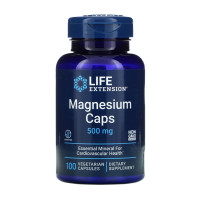Магній, Magnesium Caps 500 mg - 100 vcaps