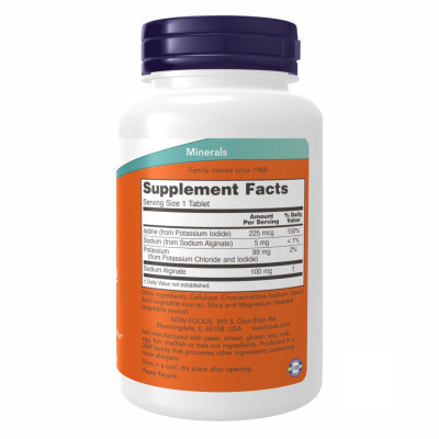 Калій йодид, Potassium plus Iodine - 180 tabs