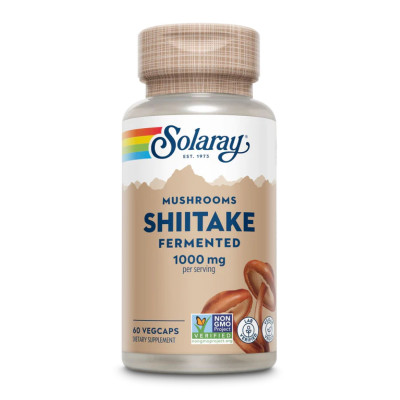 Шиїтаке, Fermented Shiitake Mushroom 1000mg - 60 vcaps