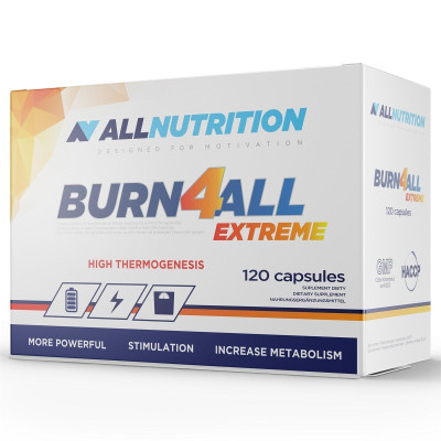 Жироспалювач, Burn4all - Extreme - 120caps Жироспалювач, Burn4all - Extreme - 120caps