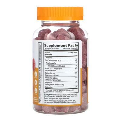 Calcium Magnesium + Vitamin D Adult - 90 gummies