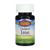 Хелатне залізо, Chelated Iron - 100 tabs
