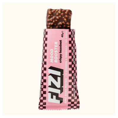 Батончики, Fizi Mood Booster - 24x40g Crispy Hazelnut
