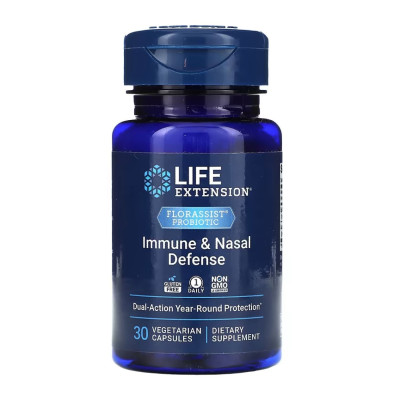 Пробіотик для захисту імунітету і підтримки носа, FLORASSIST® Probiotic Immune & Nasal Defense - 30 vcaps Пробіотик для захисту імунітету і підтримки носа, FLORASSIST® Probiotic Immune & Nasal Defense - 30 vcaps