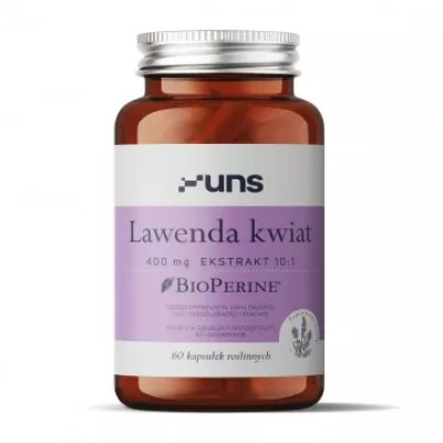 Lawenda Kwiat 400mg -60caps Lawenda Kwiat 400mg -60caps
