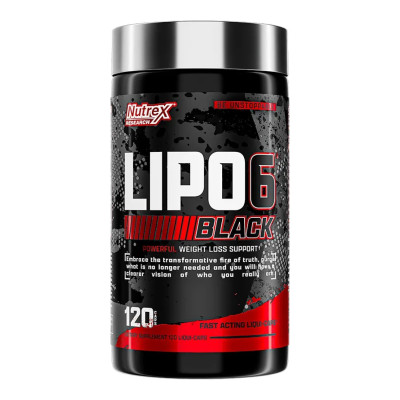 Жироспалювач, Nutrex Lipo 6 Black - 120 caps Жироспалювач, Nutrex Lipo 6 Black - 120 caps