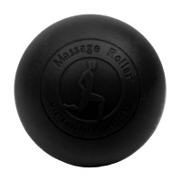 Масажний м’ячик EasyFit каучук 6,5 см чорний