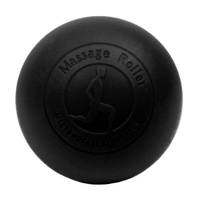 Масажний м’ячик EasyFit каучук 6,5 см чорний