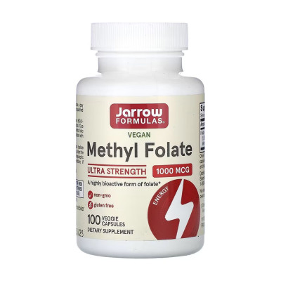 Метил Фолат, Methyl Folate 1000 mcg - 100 vcaps Метил Фолат, Methyl Folate 1000 mcg - 100 vcaps