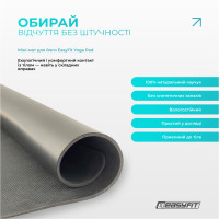 Міні-мат для йоги EasyFit Yoga Pad 3 мм каучук