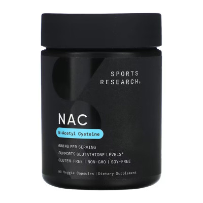 NAC - N-Acetyl-L-Cysteine 600mg - 90 vcaps