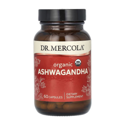 Ашвагандха, Organic Ashwagandha - 60 caps