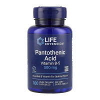 Pantothenic Acid 500 mg - 100 vcaps