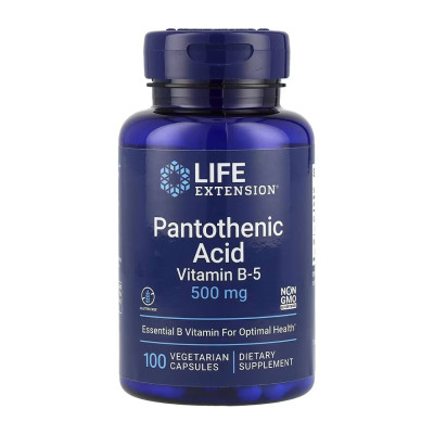 Pantothenic Acid 500 mg - 100 vcaps