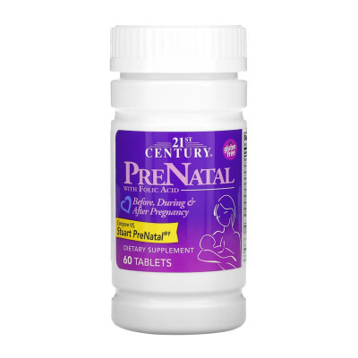 Комплекс з фолієвою кислотою, PreNatal - 60 tabs