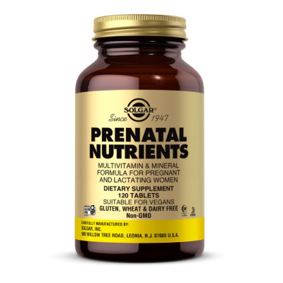 Вітамінно-мінерльний комплекс для вагітних, Prenatal Nutrients - 120 tabs