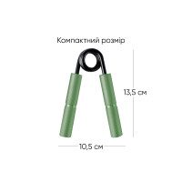 Кистьовий еспандер EasyFit Hand Grip PRO 91 кг зелений (200 lb)