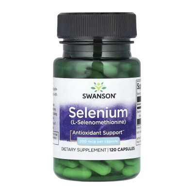 Селен, Selenium 200mcg - 120caps