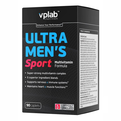 Мультивітаміни для чоловіків, Ultra Men's Sport Multivitamin - 90 caps
