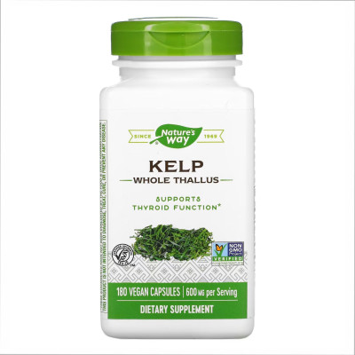Бурі водорості (йод), Kelp - 180 vcaps