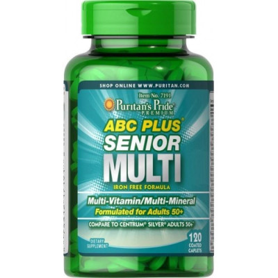 Мультивітамінна формула, ABC PLUS Senior Multivitamin - 120tabs