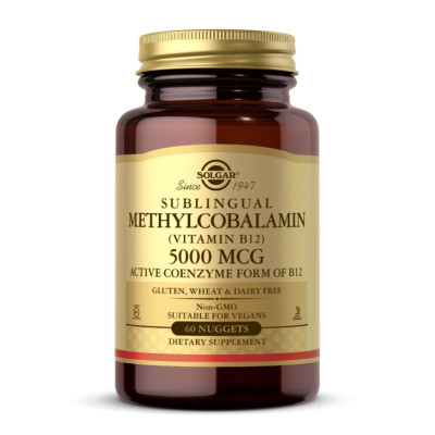 Methylcobalamin (Vitamin B12) 5000 mcg - 60 nuggets Methylcobalamin (Vitamin B12) 5000 mcg - 60 nuggets