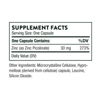 Цинк піколінат 30 мг, Thorne Zinc Picolinate 30 mg - 60 caps