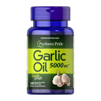 Часникова олія, Garlic Oil 5000mg - 100 caps