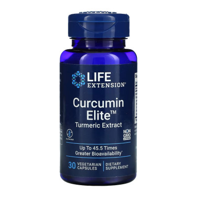 Куркумін, Curcumin Elite™ Turmeric Extract - 30 vcaps Куркумін, Curcumin Elite™ Turmeric Extract - 30 vcaps