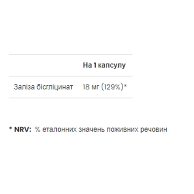 Залізо, Iron - 60 caps