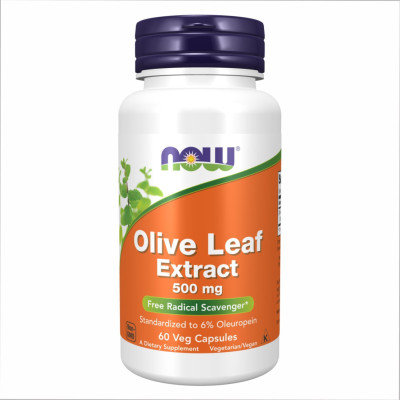 Екстракт оливкового листя, Olive Leaf Extract 500 mg - 60 veg caps