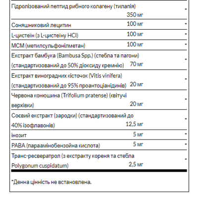 Формула для відновлення волосся, Ultra Hair Revitalizing Furmula - 60tabs
