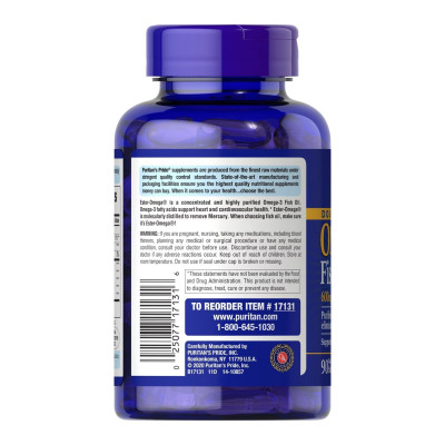 Омега-3, Double Strength Omega-3 Fish Oil 1200mg/600mg Omega-3 - 90 sgels