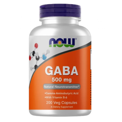 Габа, GABA 500mg - 200 veg caps Габа, GABA 500mg - 200 veg caps