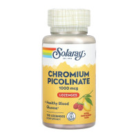 Хром Піколінат, Chromium Picolinate 1000mcg - 100 lozenges Lemon-Raspberry