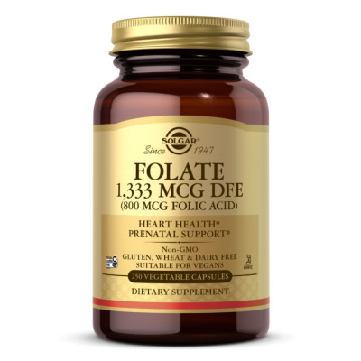 Фолієва кислота, Folic Acid 800 mcg - 250 vcaps Фолієва кислота, Folic Acid 800 mcg - 250 vcaps