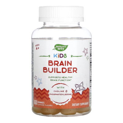 Комплекс для пам'яті і когнітивних функцій, Brain Builder Gummy - 60 ct