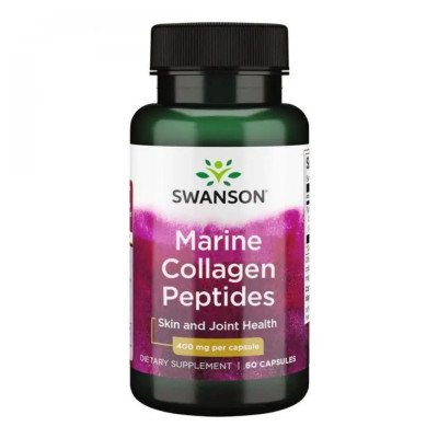 Колаген I типу, Type I Hydrolyzed Marine Collagen Peptides 400mg - 60 caps