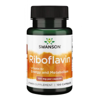 Рибофлавін вітамін В2, Riboflavin Vitamin B-2 100mg - 100caps