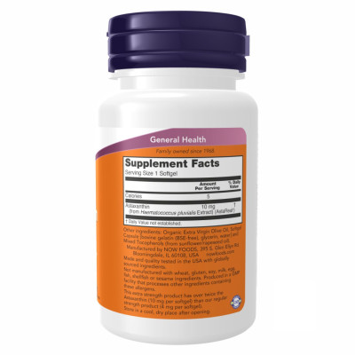 Astaxanthin 10 mg - 60 sgels