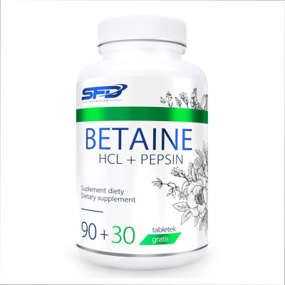Betaine HCL+Pepsin - 120caps Betaine HCL+Pepsin - 120caps